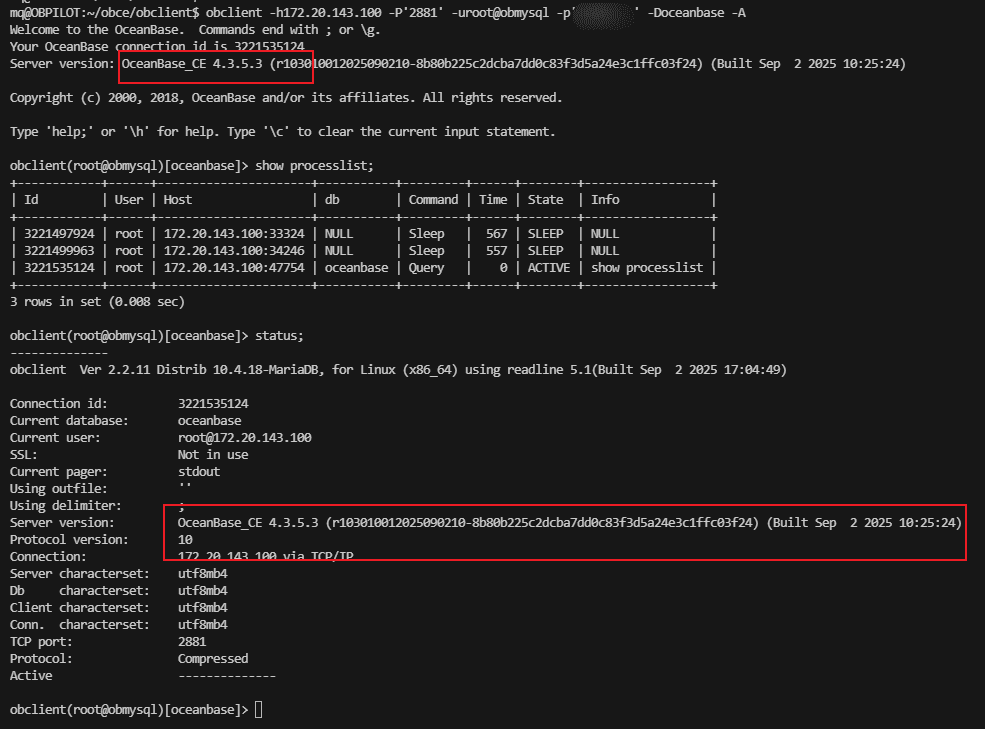 Deploying the OceanBase Database in an Ubuntu Virtual Machine