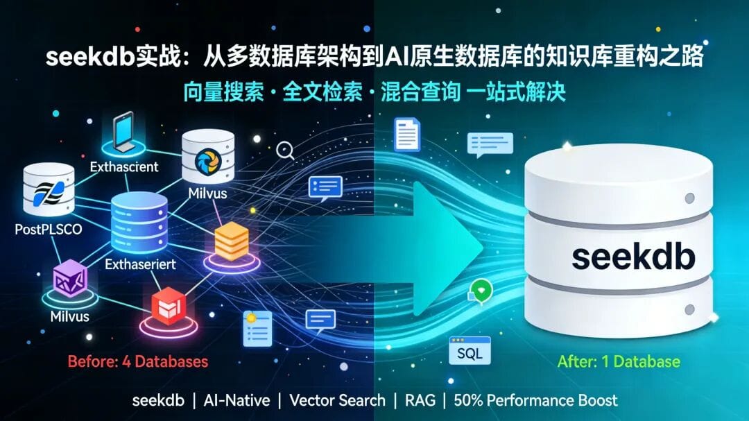 Saving My Company $5,000 in Just Two Weekends: Refactoring a Knowledge Base from a Multi-Database Architecture to an AI-Native Database