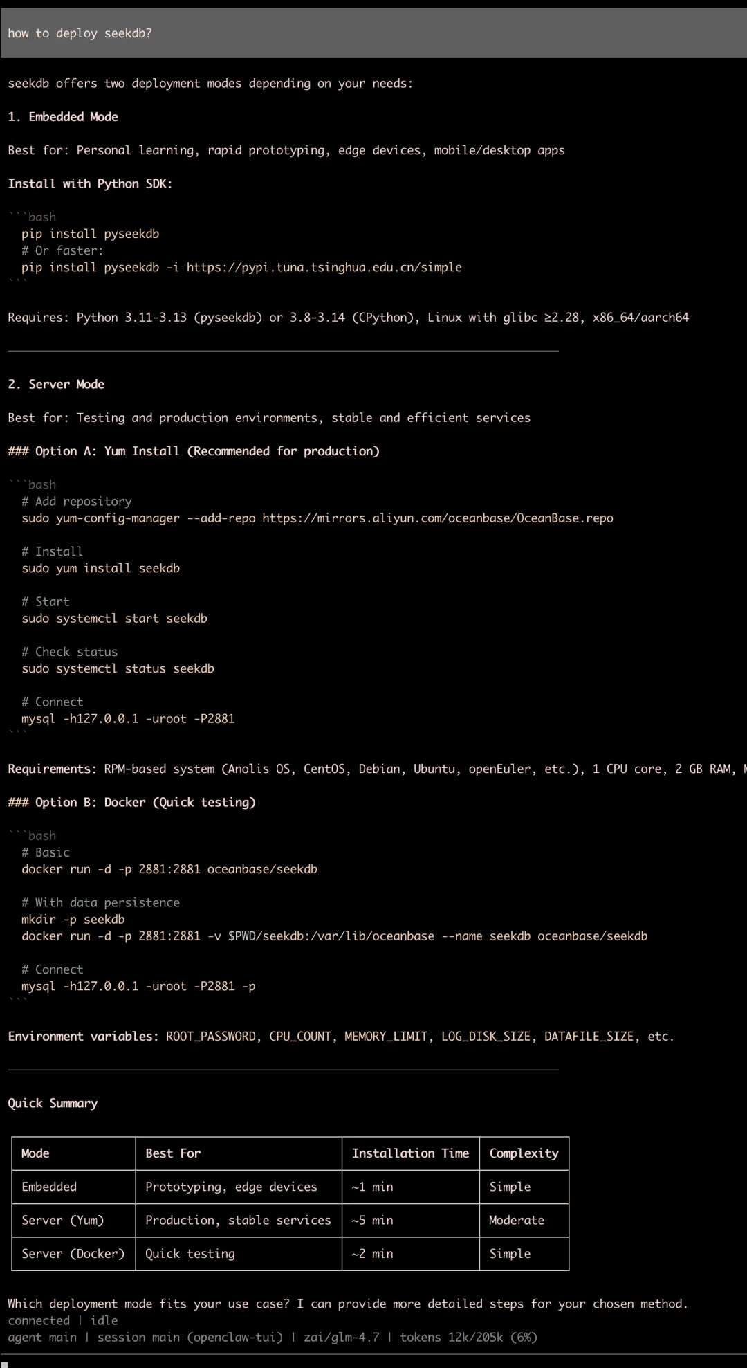 OpenClaw + seekdb skills: Build Your Own Personal seekdb Assistant