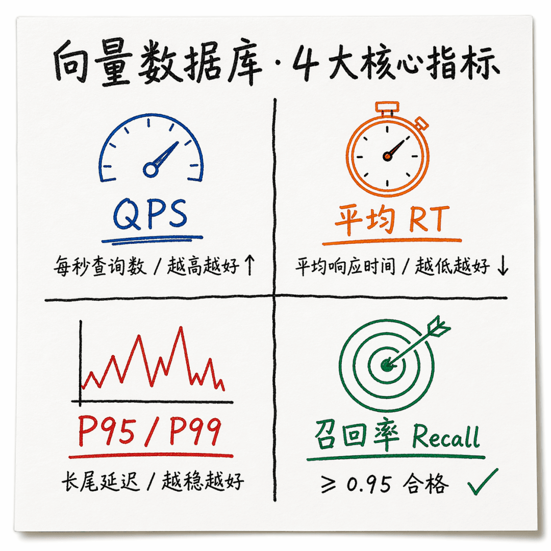 Imagery for QPS, RT, and recall performance validation metrics