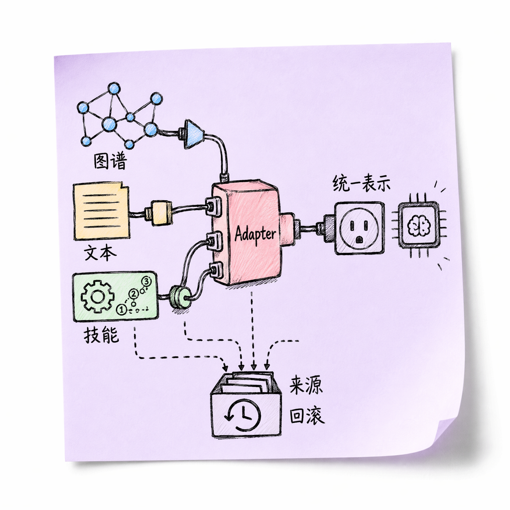 MemAdapter aligning heterogeneous graph, text, and skill memory into one space