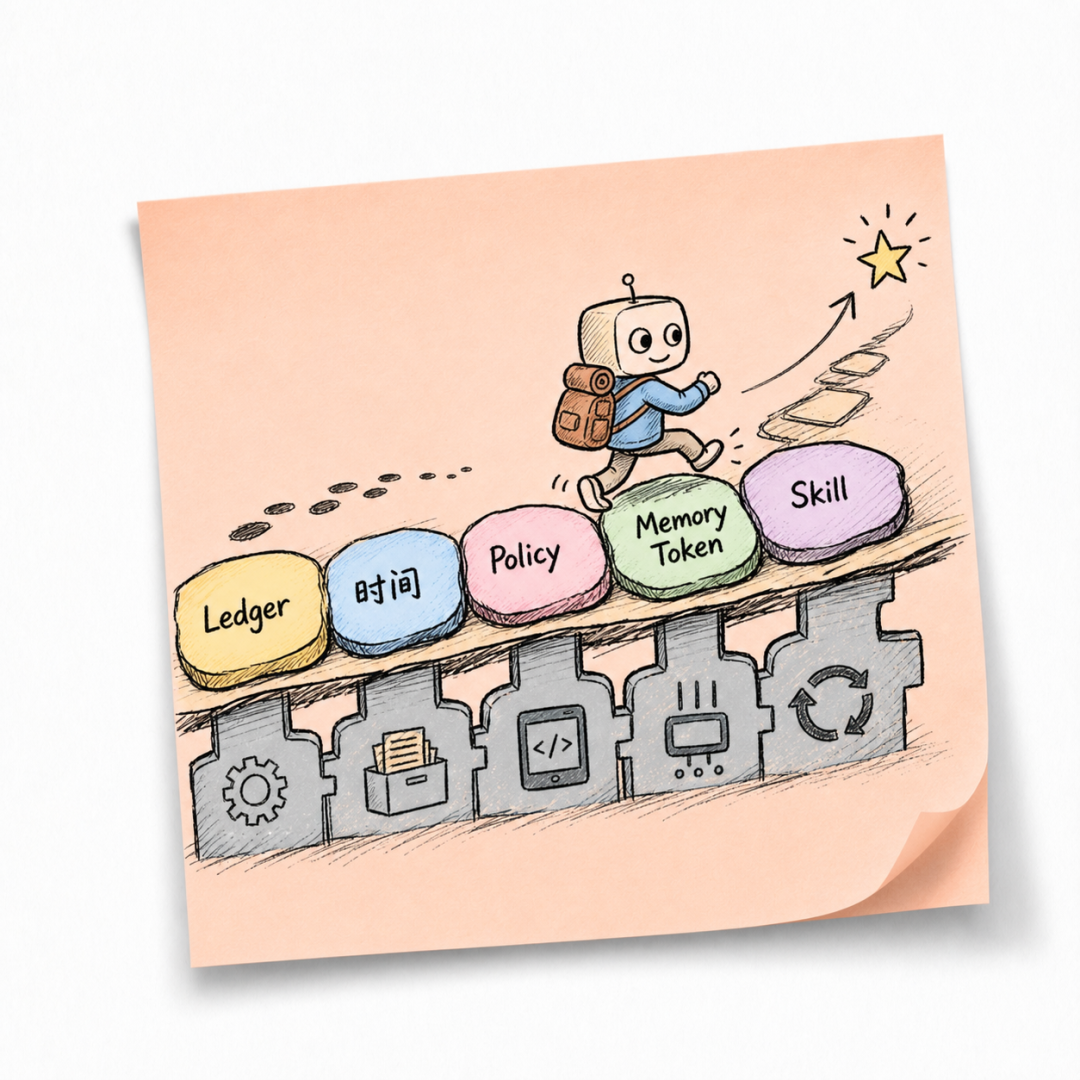 Closing diagram of the Memory OS skeleton that still holds as the field evolves