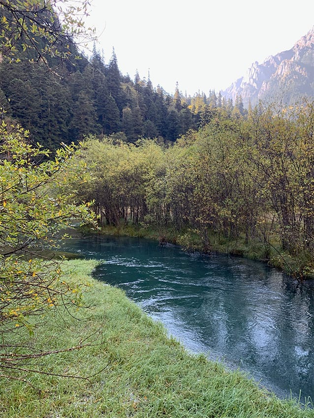 Strolling Through Jiuzhaigou