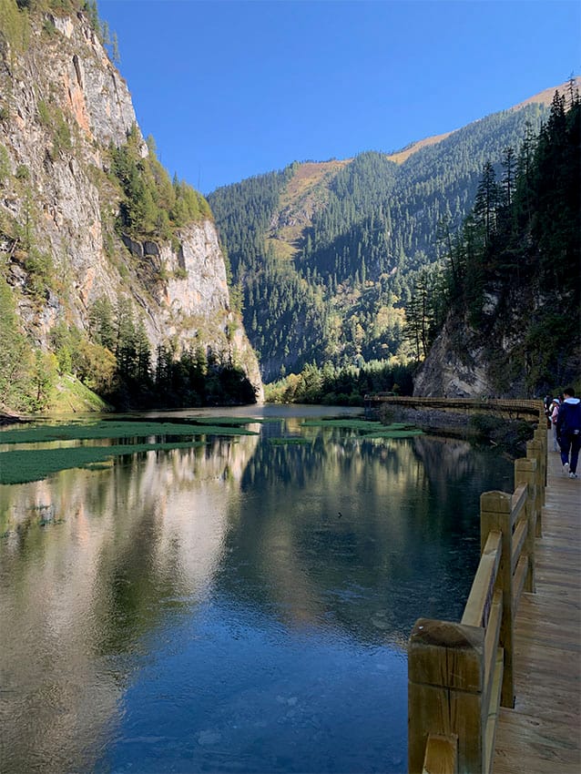 Strolling Through Jiuzhaigou