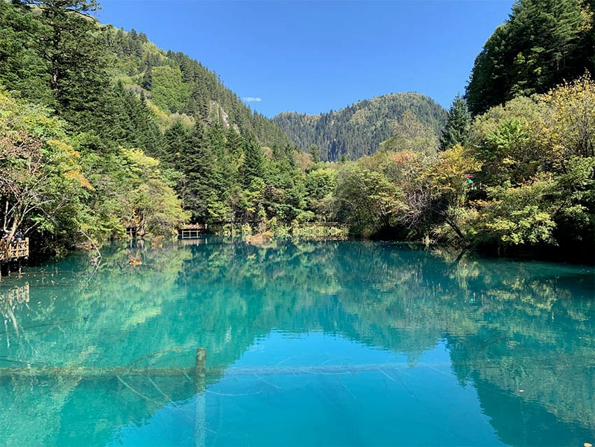 Strolling Through Jiuzhaigou