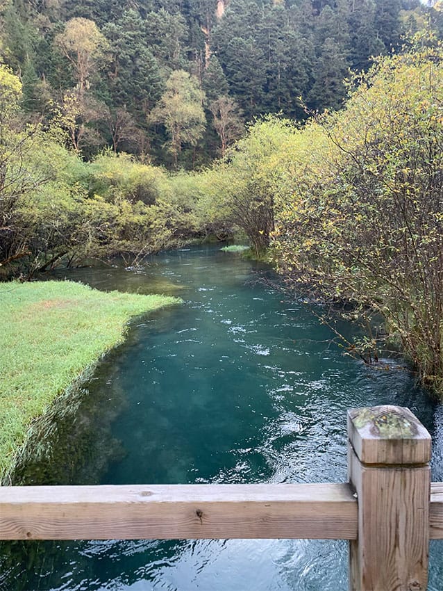 Strolling Through Jiuzhaigou