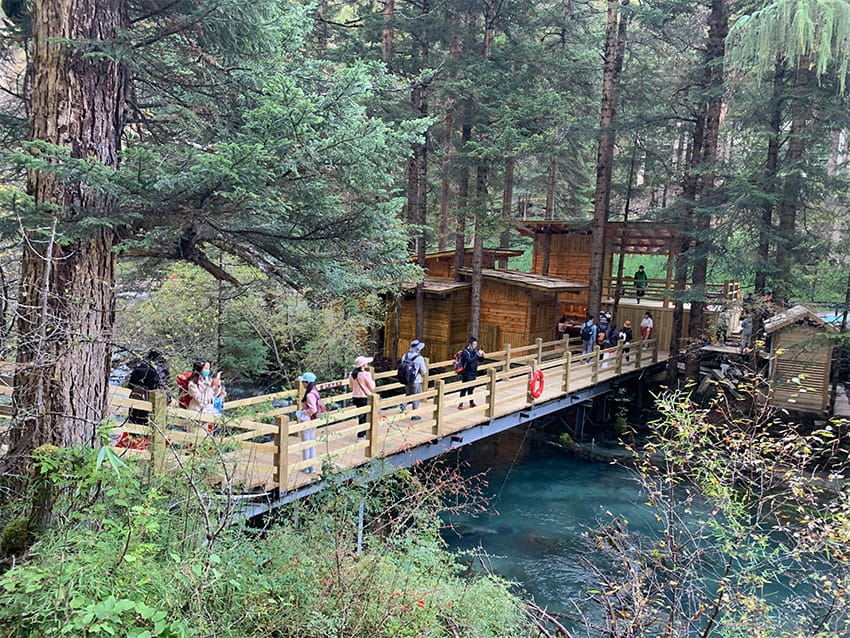 Strolling Through Jiuzhaigou
