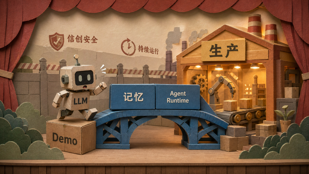 Suzhou OceanBase meetup graphic on agent runtime memory and production infrastructure