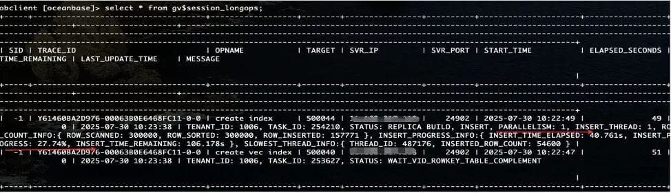 A Guide to Optimizing Vector Indexes in OceanBase