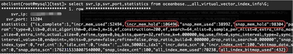 A Guide to Optimizing Vector Indexes in OceanBase